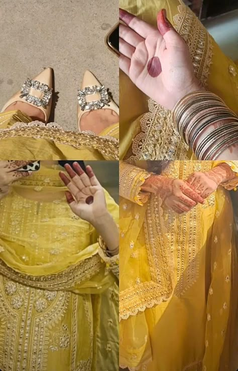 Eid Layout Instagram, Indian Wedding Aesthetic, Haldi Photoshoot, Eid Photoshoot Ideas, Eid Looks, Haldi Outfit, Easy Photography Ideas, Aesthetic Ootd, Instagram Creative Ideas