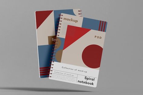 Spiral notebook mockup, 8 Best Premium Graphics on Freepik Freepik Mockup, Notebook Mockup, Spiral Notebook Covers, Notebook Cover Design, Free T Shirt Design, Creative Advertising Design, Paper Mockup, Psd Designs, Trend 2024