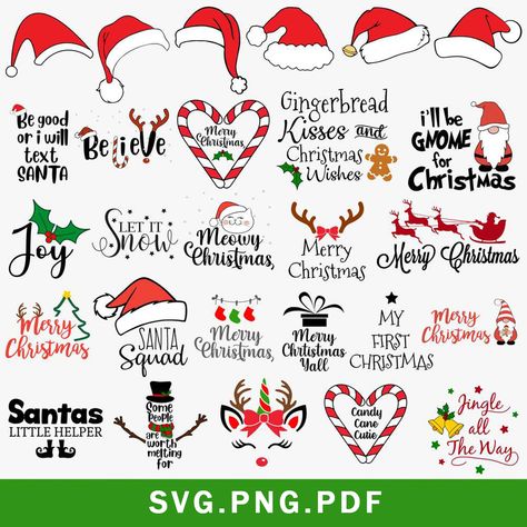 Designer Svg, Christmas Svg Files Free, Festival Crafts, Joy Svg, Htv Projects, Gnome Svg, Christmas Vinyl, Alphabet Fonts, Winter Svg