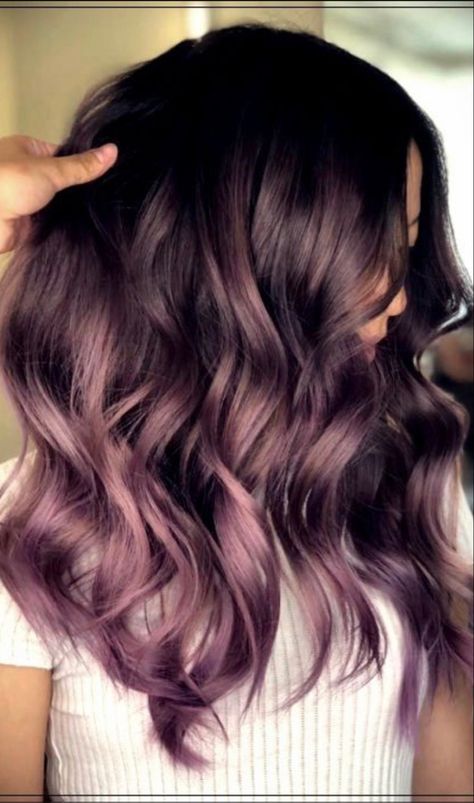 Hair Dyed, Hair Color Caramel, Colored Curly Hair, Hair Color Purple, Pinterest Hair, Trendy Hair Color, Hair Color Highlights, Short Hair Color, Ombre Hair Color