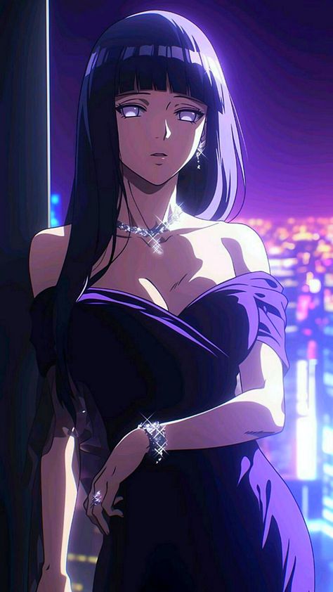 Hyuuga Hinata Gown 🎬 Naruto Cute Hinata Hyuga, Naruto Harem, Naruto Painting, Hinata Cosplay, Naruto And Sasuke Wallpaper, Naruto Hinata, Naruko Uzumaki, Naruto And Hinata, Naruto Cute