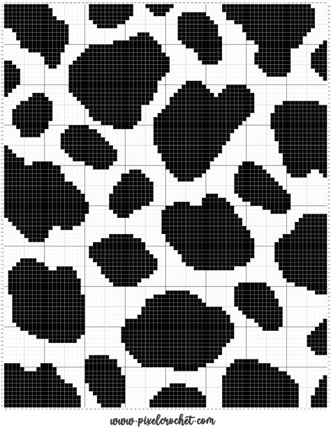 Crochet Grid Patterns, Cow Print Blanket, Crochet Cushion Covers, Pixel Crochet Blanket, Flower Snowflake, Crocheted Cow Pattern, Crochet Blanket Stitch Pattern, C2c Crochet Pattern Free, C2c Crochet Blanket