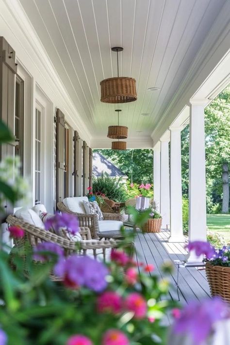 Affordable Porch Ceiling Ideas to Transform Your Home Porch Roof Ceiling Ideas, Wood Ceiling On Porch, Outside Ceiling Ideas, Back Porch Ceiling Ideas, Porch Ceilings Ideas, Painted Porch Ceiling, Cedar Porch Ceiling, Porch Ceiling Ideas Cheap, Front Porch Ceiling Ideas