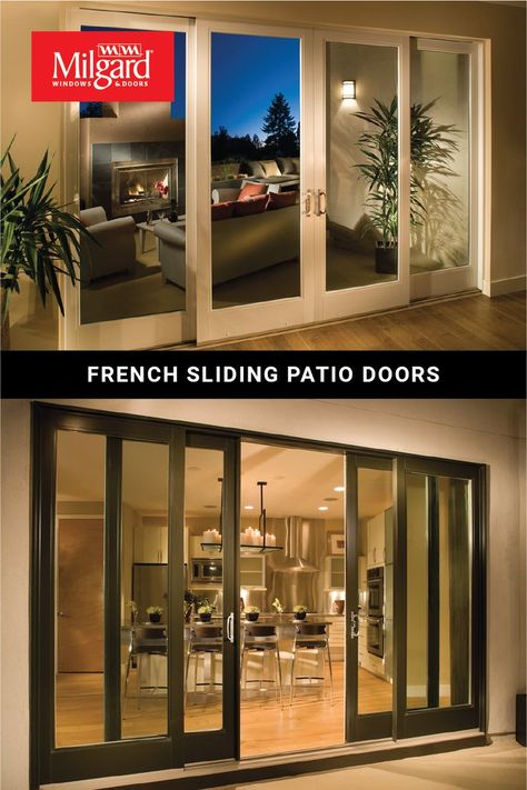 Outdoor Slider Doors, Sliding Glass Door Outdoor, New Sliding Glass Door, 4 Panel Sliding Doors Exterior Patio, Three Panel Sliding Patio Door, Sunroom Sliding Glass Doors, Glass Patio Doors Ideas, Sliding Glass Doors With Screens, Double Doors To Patio