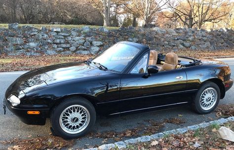 @mostly_miata_mx5 on Instagram: “.... she’s for sale. 92 Black & Tan SE C Package. Beautiful condition. All original plus Kenwood/Bluetooth head unit. 87,020 miles $7450…” Miata Mx5, Mazda Miata, Head Unit, Black Tan, Black And Tan, Mazda, Bmw Car, Bmw, Conditioner