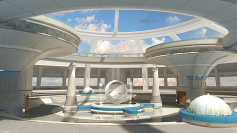 Christian A Piccolo Concept Art - Star Wars- Rivals- Cloud City Observation Deck Cloud City Star Wars, Bespin Cloud City, Exotic Homes, Cloud City, Observation Deck, Alien Worlds, Game Play, Concept Art, Star Wars