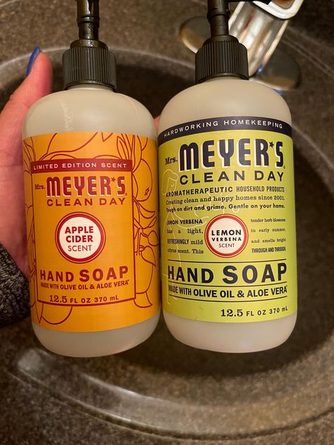 Clean Fresh Hands with Meyers Soap It Smells So Good Meyers Soap, Cleaning Day, Lemon Verbena, Citrus Scent, Future Life, Fresh And Clean, Soap Making, Cider, Hand Soap