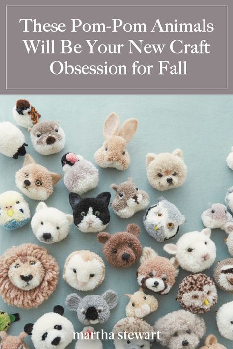 Pompon Diy, Pom Pom Animals, Fun Fall Crafts, Diy Pom Pom, Pom Pom Crafts, Yarn Diy, Three Words, Décor Diy, New Crafts