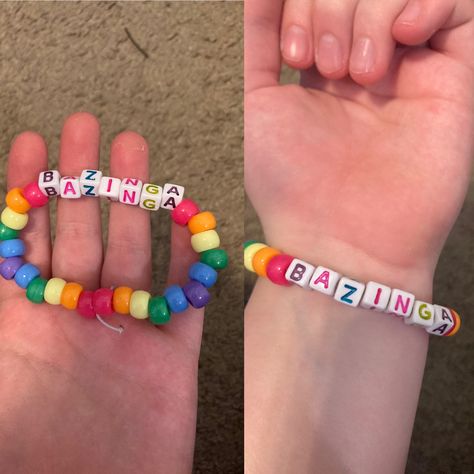 Funny Braclet Ideas, Single Kandi Bracelets Ideas, Friend Bracelet Ideas, Funny Words To Put On Bracelets, Funny Pony Bead Bracelets, Funny Beaded Bracelets, Bracelet Ideas Funny, Matching Pony Bead Bracelets, Funny Bracelet Ideas