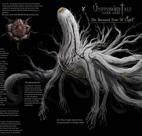 Tree Of Light, Monster Artwork, Lovecraftian Horror, Dark Creatures, Eldritch Horror, Creature Artwork, Cosmic Horror, Alien Concept Art, Monster Concept Art