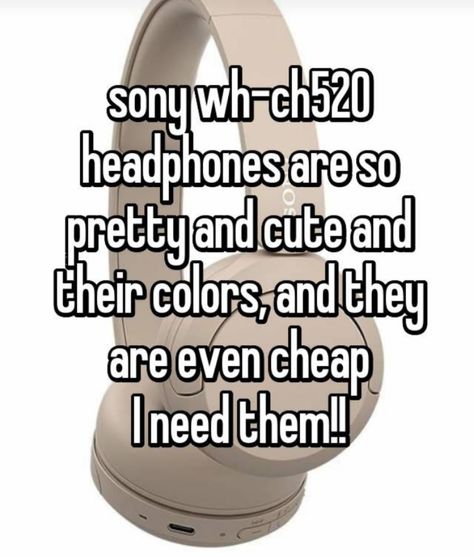 Sony Ch520 Aesthetic, Sony Headphones Aesthetic, Sony Wh Ch520, Headphone Outfit, Jbl Headphones, Sony Headphones, Retro Gadgets, Pretty And Cute, Beautiful Things