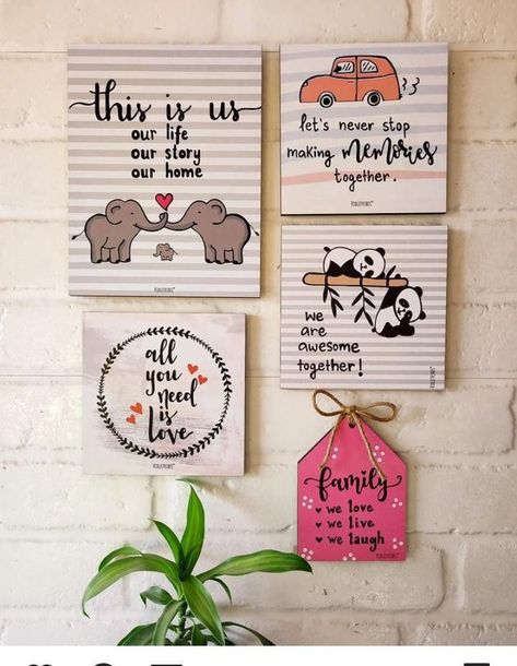 Quotes For Home Decor Wall Art, Doodle Wall Art Room Decor, Painting For Bedroom Walls Canvases, Handmade Posters For Room, Mini Canvas Art Ideas Wall Decor, Small Canvas Art Quotes, Mdf Board Painting Ideas, Doodle Art Posters, Easy Acrylic Painting Ideas