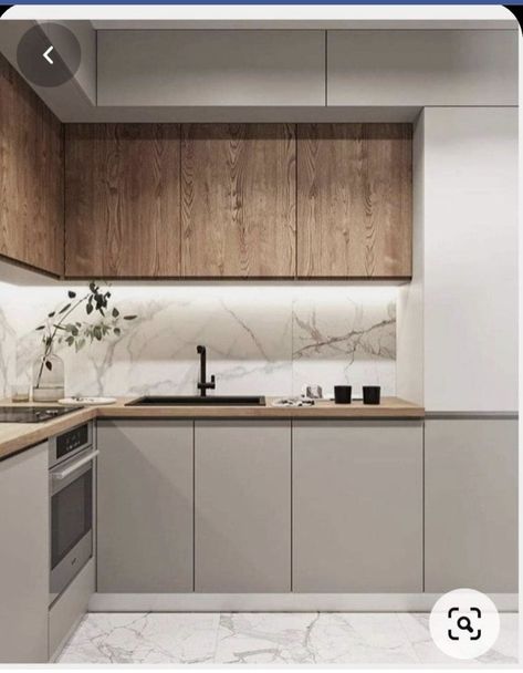 Small Kitchen Look Bigger, Big Kitchen Design, Modern Kitchen Interiors, Big Kitchen, Kitchen Interior Design Modern, So Many Questions, Classic Kitchen, Modern Kitchen Cabinets, House Design Kitchen