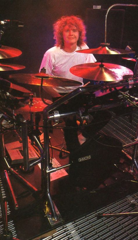 Def Leppard’s Rick Allen: Perseverance Rick Allen 80s, Def Leppard Poster, Electric Drums, Foo Fighters Gig Poster, Rick Allen Drummer, Foo Fighters Self Titled, Ac Dc Guitarist, Brian Johnson Acdc, Female Drummer