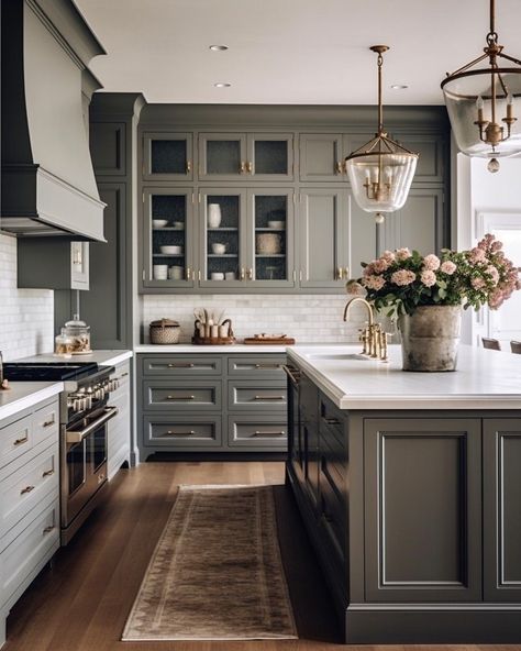 Modern Victorian Kitchen, Victorian Kitchen Decor, Modern Transitional Kitchen, Victorian Kitchen, Beautiful Kitchen Designs, Modern Victorian, Modern Transitional, Transitional Kitchen, Kitchen Inspiration Design