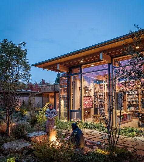 Olson Kundig, Wilderness Retreat, Wooden Hut, Clerestory Windows, Property Design, Chongqing, Urban Environment, Modern City, Green Roof