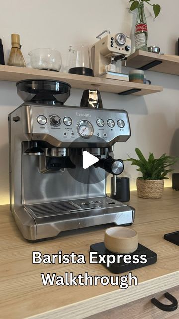 Noah Stern on Instagram: "A detailed walkthrough for how I make a latte on the Breville Barista Express" Breville Barista Express, Coffee Bar, Instagram A, Bar, Coffee, On Instagram, Instagram