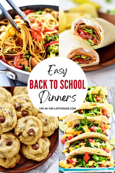 School Dinner Ideas, Back To School Dinner Ideas, Back To School Dinners, School Dinner Recipes, School Night Dinner, Back To School Recipes, Delicious Pasta Recipes, Back To School Dinner, Simple Delicious Recipes