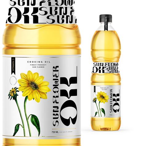 Cooking Oil Bottle, Unique Packaging Design, Oil Image, Oil Label, Oil Packaging, Create Labels, Label Printing, Ads Creative Advertising Ideas, Packaging Design Trends