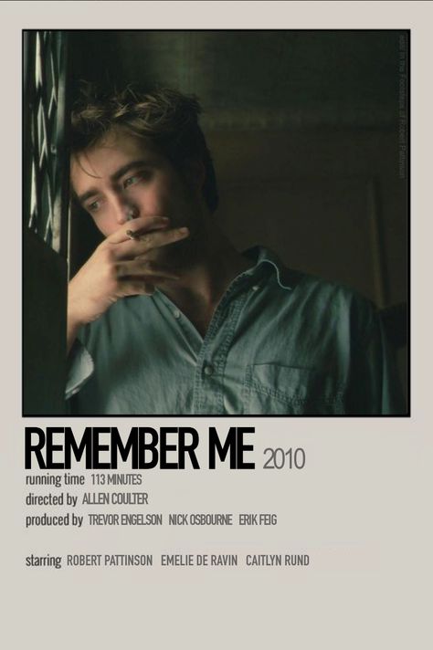 Remember Me Movie Poster, Remember Me Poster, Remember Me Movie, Movie Poster Aesthetic, Quarantine Movie, Australian Boys, Ocean Blue Eyes, Poster Aesthetic, Movie Poster Wall