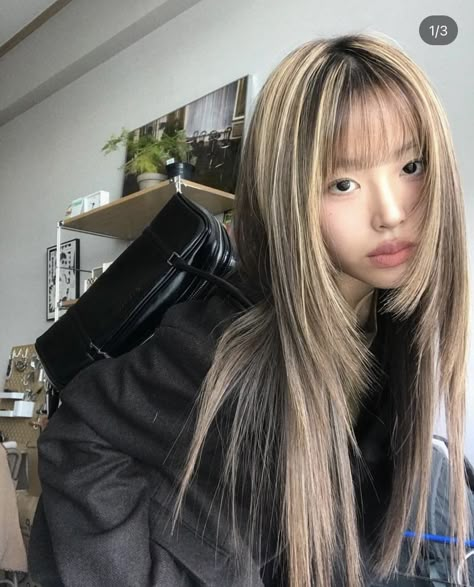 Hair Streaks, Dyed Hair Inspiration, Pretty Hair Color, Hair Stylies, Haircuts Straight Hair, Haircut And Color, Hair Stylist Life, Dye My Hair, Asian Hair