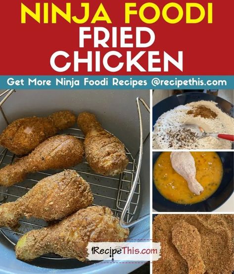 Pressure Cooker Fried Chicken, Air Fryer Chicken Leg Recipe, Fried Chicken Seasoning, Baked Drumsticks, Fried Chicken Drumsticks, Fried Chicken Ingredients, Shake N Bake Chicken, Cooking Fried Chicken, Baked Breaded Chicken