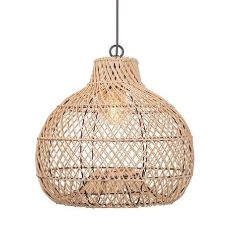 Rattan Pendant Light | Wayfair Rattan Pendant, Rattan Pendant Light, Pendant Light, Coral, Pendant, Free Shipping