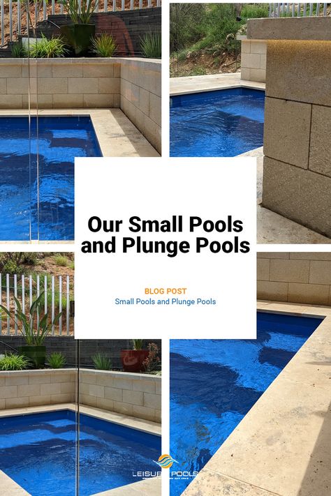 Check out our range of small pools and plunge pools #fibreglasspools #swimmingpools #fiberglasspools #swimmingpoolideas #poollandscaping #backyardpools #leisurepools #leisurepoolsau Plunge Pool Ideas Small Spaces Budget, Small Fiberglass Pool Ideas, Pools Australia, Small Fiberglass Pools, Square Pool, Dipping Pool, Plunge Pools, Fiberglass Swimming Pools, Leisure Pools