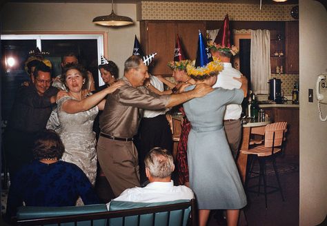 Conga Line, Found Photos, New Year's Party, Birthday Bbq, Almost Friday, Vintage Dance, Vintage Romper, New Year's Eve Celebrations, Wedding Party Photos