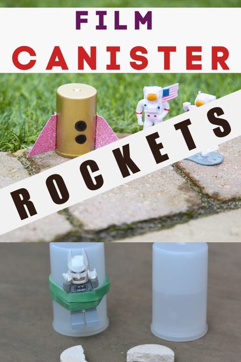 Film Canister Crafts, Physics For Kids, Canister Crafts, Forces And Motion, Steam Kids, Newtons Laws Of Motion, Stem Club, Science Experiment For Kids, Science Gadgets