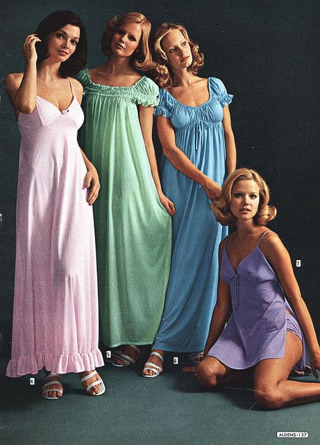 vintage nightwear | Flickr - Photo Sharing! 1960s Lingerie, Lingerie Catalog, Retro Lingerie, Vintage Nightgown, Retro Mode, Ranveer Singh, Nightwear Women, Women's Nightgowns, 1970s Fashion