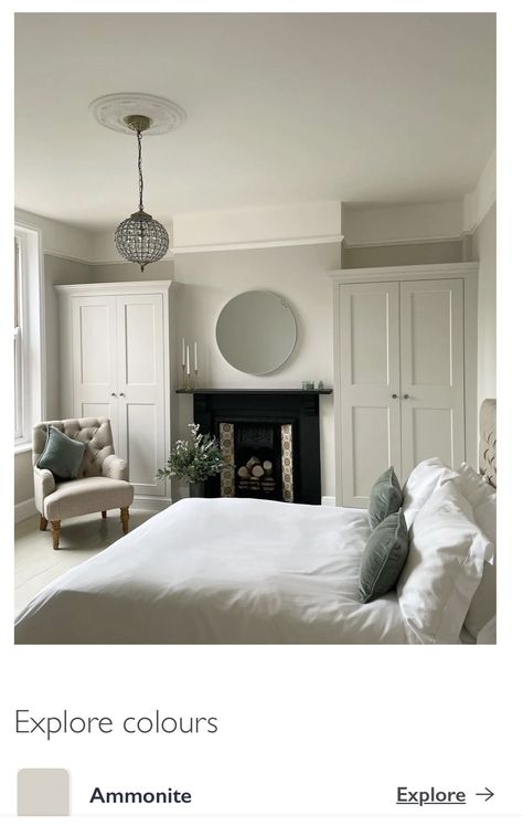 Terrace Bedroom Ideas, Terraced House Interior, Bedroom Chimney Breast, Modern Victorian Bedroom, Bedroom Alcove, 1930s House Interior, Bedroom Built In Wardrobe, Minimal Bedroom, Victorian Bedroom