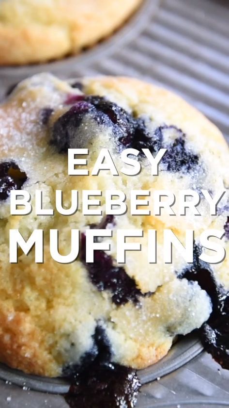 Recipe With Blueberries, Blueberry Muffin Recipe Easy, Blueberry Muffin Recipe, Easy Blueberry Muffins, Blueberry Muffins Recipe, Resepi Biskut, Resipi Kek, Best Blueberry Muffins, Streusel Muffins