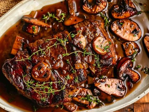 London Broil With Mushroom And Wine Sauce | Recipes London Broil Sauce Recipes, Crock Pot London Broil Recipes, Slow Cooker London Broil Recipes, London Broil Instant Pot, London Broil Recipes Crock Pot, London Broil Crock Pot Recipe, Wine Sauce Recipes, London Broil Recipes, Mushroom Sauce Recipe