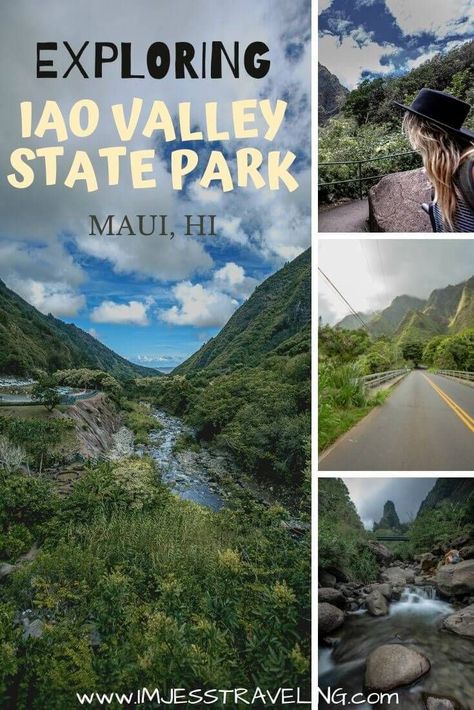 Iao Valley State Park Maui, Hawaii Hiking Scenery, Things To Do In Maui, Trip To Maui, Maui Vacation, Usa Travel Guide, Vacation Usa, Usa Travel Destinations, Hawaii Vacation, Island Travel