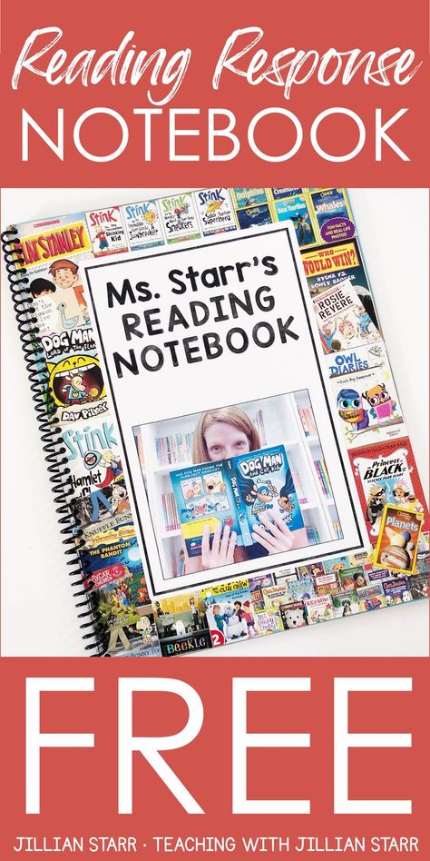 Readers Notebook Third Grade, Readers Notebook Middle School, Reading Diary, Reader Response Journals, 40 Book Challenge, Reading Response Journals, Reading Notebooks, Readers Notebook, Reader Response