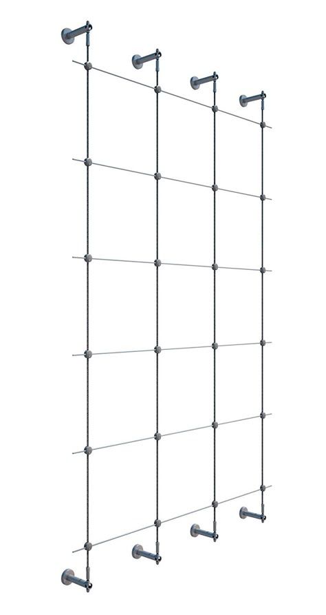 AmazonSmile : 96 in. Wire Rope Plant Trellis System : Patio, Lawn & Garden Rope Trellis, Trellis Ideas Garden, Porch Trellis, Wall Climbing Plants, Garden Trellis Ideas, Trellis System, Wire Trellis, Rope Plant, Trellis Garden