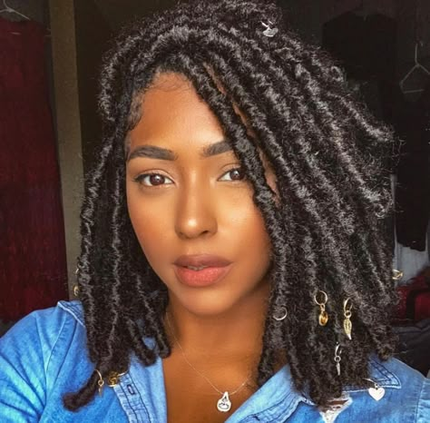 Short Faux Locs, Messy Locs, Urban Hairstyles, Bohemian Locs, Scalp Braids, Afro Twist, Marley Hair, Gorgeous Hairstyles, Faux Locs Hairstyles