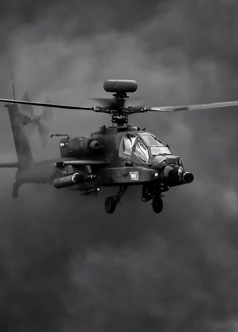 AH-64 Jet Fighter Pilot, Ah 64 Apache, Military Wallpaper, Airplane Fighter, Military Hardware, Longbow, Air Fighter, Military Pictures, Military Helicopter