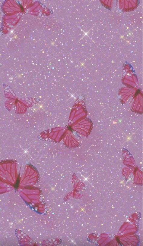 Glitter Butterfly Wallpaper, Short Fantasy Story, Iphone Wallpaper Cartoon, Aesthetic Wallpaper Beach, Glitter Butterfly, Butterfly Wallpaper, Y2k Aesthetic, Pink Aesthetic, The Snow