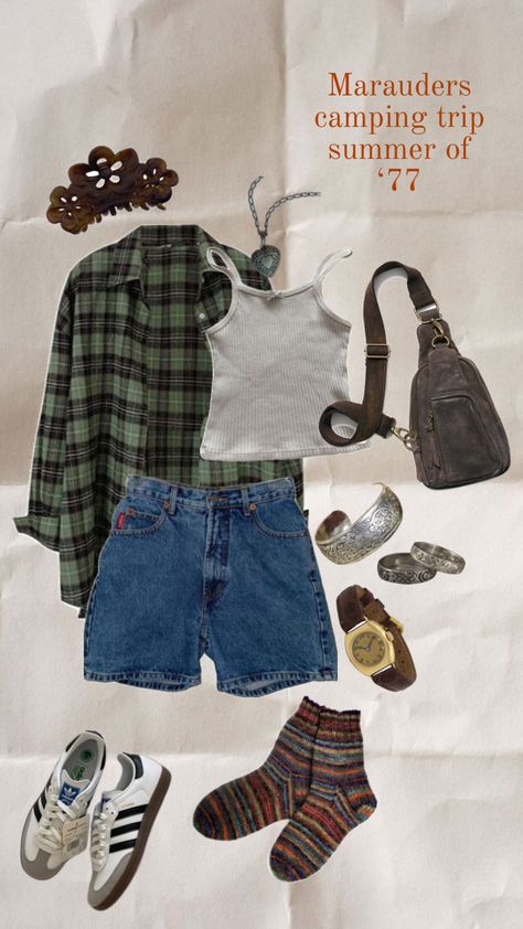 Summer Outfits Goblincore, Marauders Summer Outfits, The Outsiders Inspired Outfits, Remus Lupin Summer Outfit, Marauders Outfit Ideas, Marauders Aesthetic Outfits, Marauders Inspired Outfits, Marauders Clothes, Remus Lupin Outfit