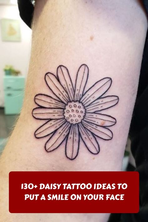 Explore over 130 unique and beautiful daisy tattoo ideas that will surely make you smile. From delicate designs to bold statements, find inspiration for your next ink. Whether you're a fan of minimalism or intricate artwork, these daisy tattoos offer something for everyone. Let your creativity blossom with these stunning floral designs. Daisy Tattoo Ideas, Daisy Tattoos, Daisy Chains, Intricate Artwork, Daisy Tattoo, Bold Statements, Bouquet Design, Simple Flowers, Daisy Chain