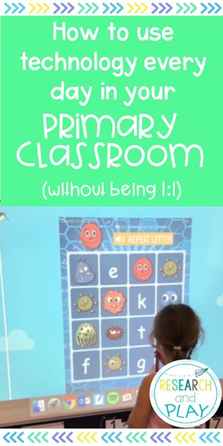 Utilizing Technology in the Primary Classroom - Research and Play Computer Center, Teacher Technology, Technology Tools, Technology Integration, Primary Students, Classroom Technology, Video Games For Kids, Primary Classroom, Digital Learning