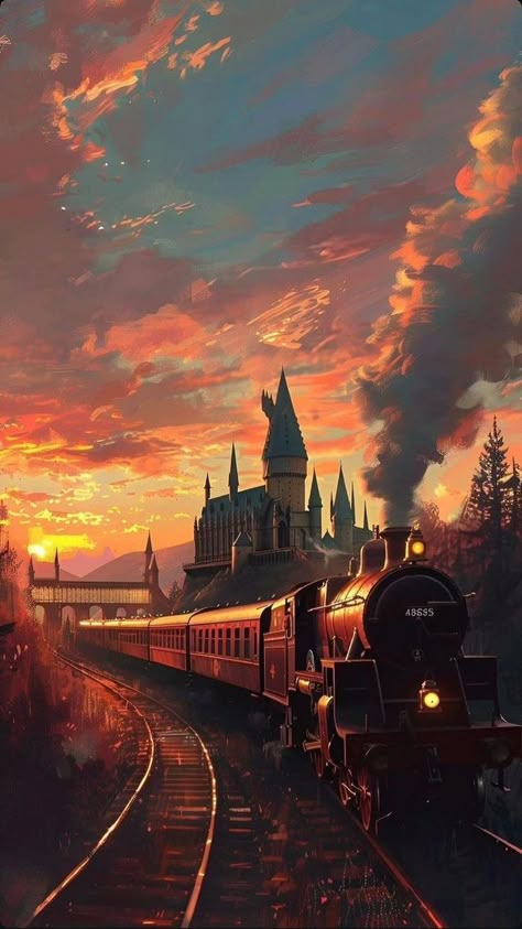 Harry Potter Iphone Wallpaper, Hogwarts Train, Harry Potter Wallpaper Backgrounds, Harry Potter Wallpaper Phone, Harry Potter Iphone, Harry Potter Background, Harry Potter Poster, Harry Potter Illustrations, Theme Harry Potter