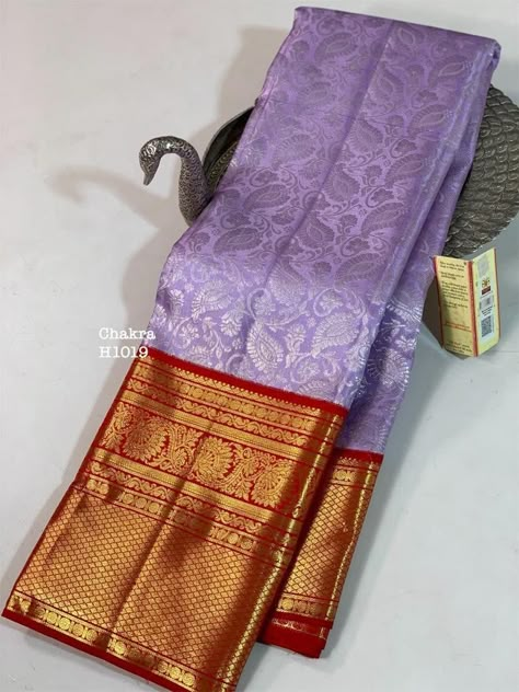 Lavender Colour Pattu Saree, Kanchipattu Sarees Latest, Lavender Silk Saree With Contrast Blouse, Lavender Saree Blouse Combination, Lavender Kanchipuram Saree, Lavender Saree Contrast Blouse, Lavender Pattu Saree, Lavender Colour Saree, Lavender Saree