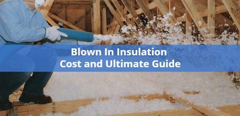 The average cost of blown in insulation is $1.10 to $2.75 per square foot of coverage based on the thickness or depth of the insulation. Obviously, cost in the attic where depth can be as much as 15 inches will be higher than the price of blown in wall insulation that is three to five ... Read more Cellulose Insulation, Blown In Insulation, Attic Insulation, Attic Flooring, Home Insulation, Spray Foam Insulation, Types Of Insulation, Closed Cell Foam, Energy Companies