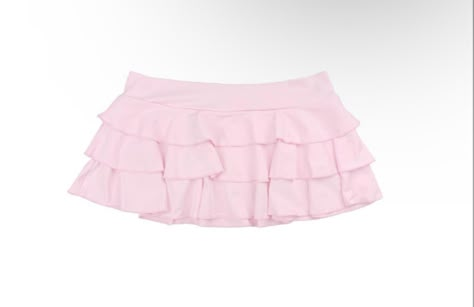 Mini Skirt Aesthetic, Girly Skirt, Sanrio Aesthetic, Girly Clothes, Skirt Ruffle, Ruffle Mini Skirt, Blogger Girl, Pink Skirt, Pink Outfits