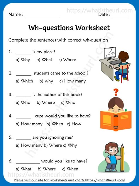 Grade 5 English, Wh Words, 1st Grade Homework, Worksheets For Grade 5, 2nd Grade Reading Worksheets, Question Words, English Grammar Exercises, English Grammar For Kids, 12 Questions