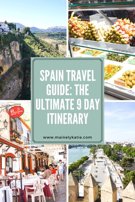 Spain has so much to offer with its rich history, delicious food and beautiful sites. I have put together the ultimate Spain travel guide that includes traveling all around the country in just 9 days. Trip To Spain, Greece Itinerary, Spain Itinerary, Time Travelers, Spain Travel Guide, Italy Itinerary, Europe Itineraries, Barcelona Travel, Europe Vacation