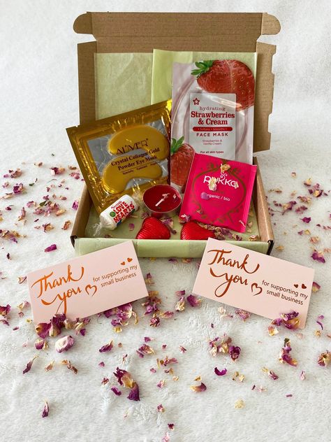 Skincare Valentine Package, Spa Kit Gift, Box Valentines Day, Valentines 2023, Thank You Mum, Pr Kit, Mini Gift Bags, Small Spa, Spa Box